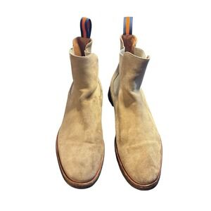 New Republic Suede Chelsea Boot Sand Men's Size‎ 12 Casual Dress